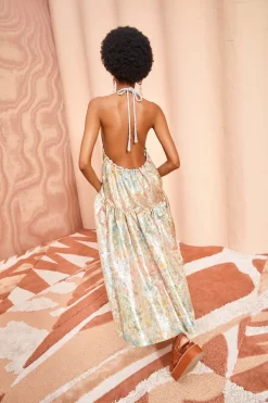 ULLA JOHNSON Tyra Dress - Meadow -Fashion Haven Shop ULLA JOHNSON Tyra Dress MEADOW 0103