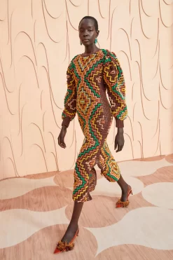 ULLA JOHNSON Vayda Dress - Fire Opal -Fashion Haven Shop ULLA JOHNSON Vayda Dress FIREOPAL 0075