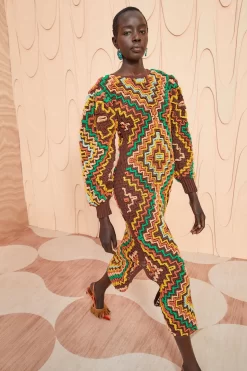 ULLA JOHNSON Vayda Dress - Fire Opal