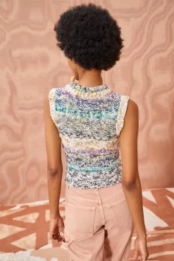 ULLA JOHNSON Zenna Top - Haze 8 ULLA JOHNSON Zenna Top - Haze -Fashion Haven Shop ULLA JOHNSON Zenna Top HAZE 04