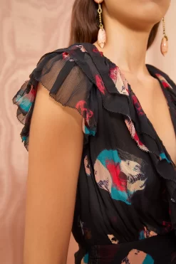 ULLA JOHNSON Zina Dress - Nocturne -Fashion Haven Shop ULLA JOHNSON Zina Dress NOCTURNE 05